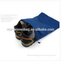 2014 Alibaba China Wholesale Blue Cheap Drawstring Shoe Bag